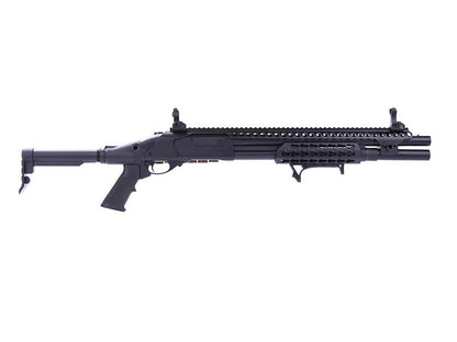 Golden Eagle M870 Keymod Tri-Shot Gas Pump Action Shotgun (Long - Black - M8875 - V2)