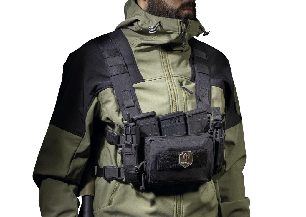 Conquer Micro Chest Rig - Bk