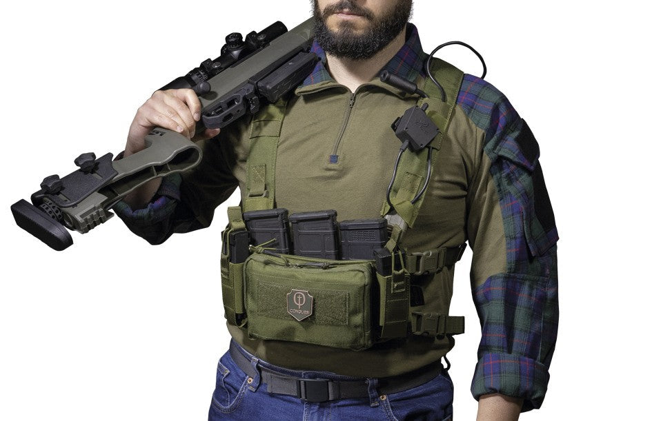 Conquer Micro Chest Rig - Od