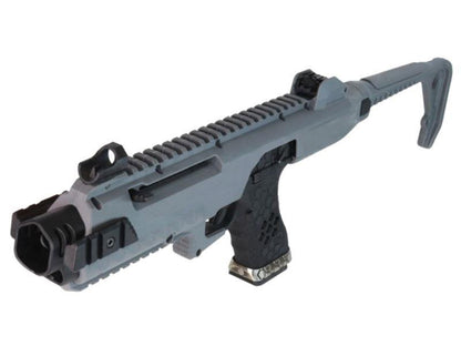 Armorer Works Gas Blowback VX Pistol with Tactical Carbine Conversion Kit (Urban Grey - AW-VX0301)