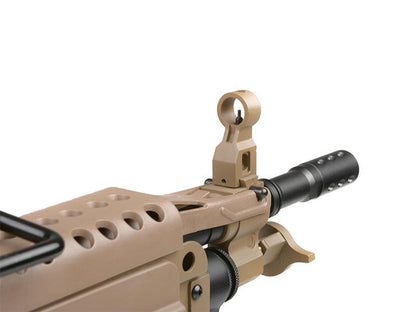 A&K M249 Para with Sound Control Drum Magazine (Tan - AK-M249-PARA-P)