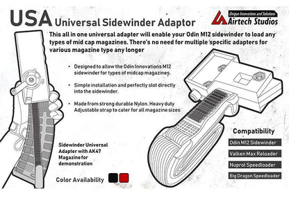 Airtech Studios Odin/Cyclone Style Sidewinder Universal Adapter (Black)