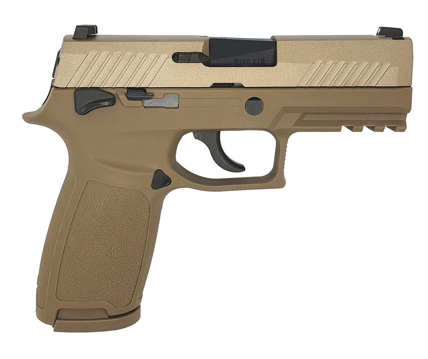 AEG F18 Gas Blowback Pistol (Tan)