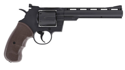 Hwasan 1312 Co2 Revolver - 6.0inch - Metal - Brown Grip