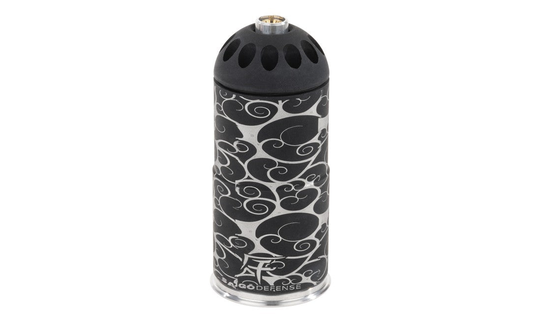 Saigo Defence 40mm Gas Grenade - 120 Rounds - Metal - Black