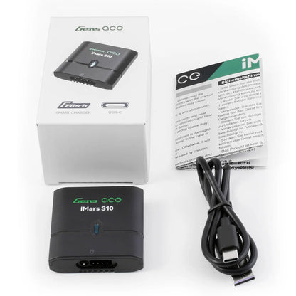 Gens ace iMars S10 G-Tech Portable Airsoft  2S-3S Lipo Charger (USB-C - GEAS10-EB)
