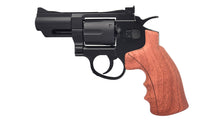 Hwasan 2.5" Co2 Revolver (4.5mm/.177 BB - Black - Faux Wood Grip)