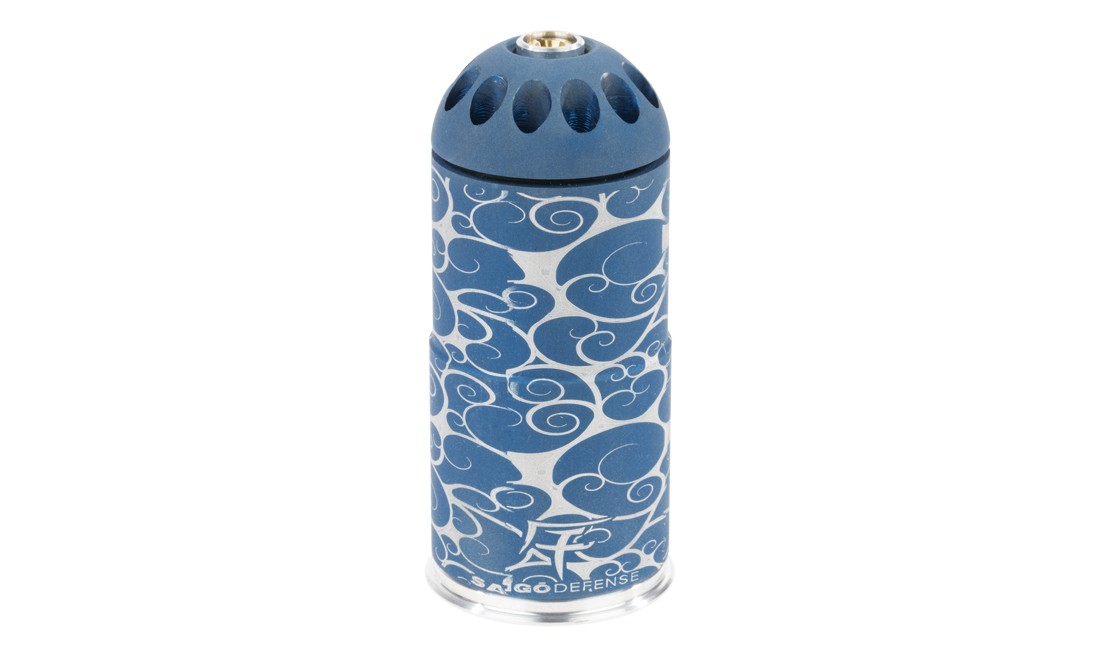 Saigo Defence 40mm Gas Grenade - 120 Rounds - Metal - Blue