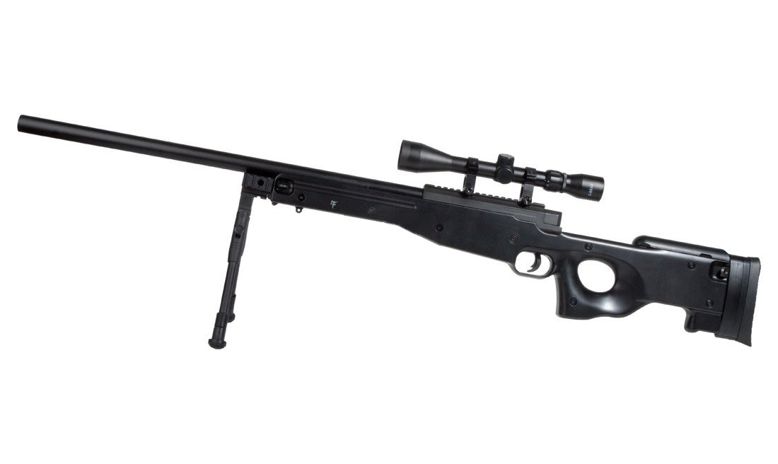 Saigo Defense L96 Sniper Rifle with Hunter Scope and Bipod (Black)