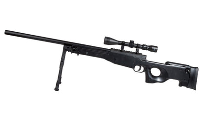 Saigo Defense L96 Sniper Rifle with Hunter Scope and Bipod (Black)