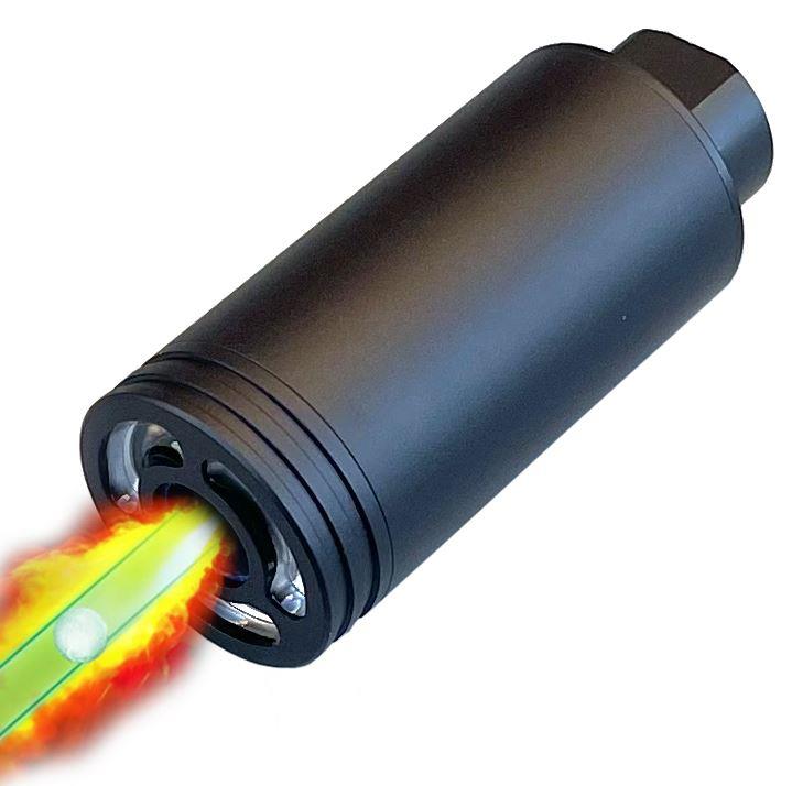 WoSport Spitfire Tracer Unit (Plain Black - 14mm CCW - Full Metal)