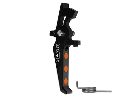Maxx Model CNC Aluminum Advanced Speed Trigger (Style E) (Black)