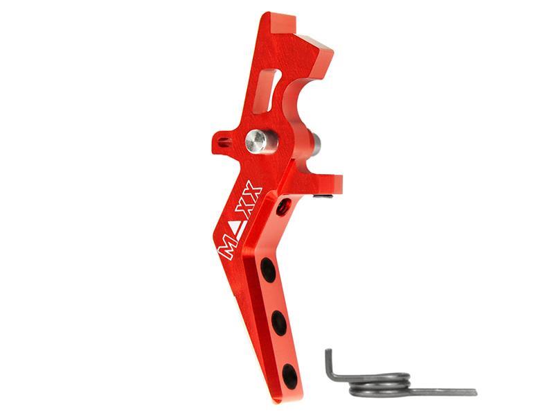 Maxx Model CNC Aluminum Advanced Speed Trigger (Style A) (Red)