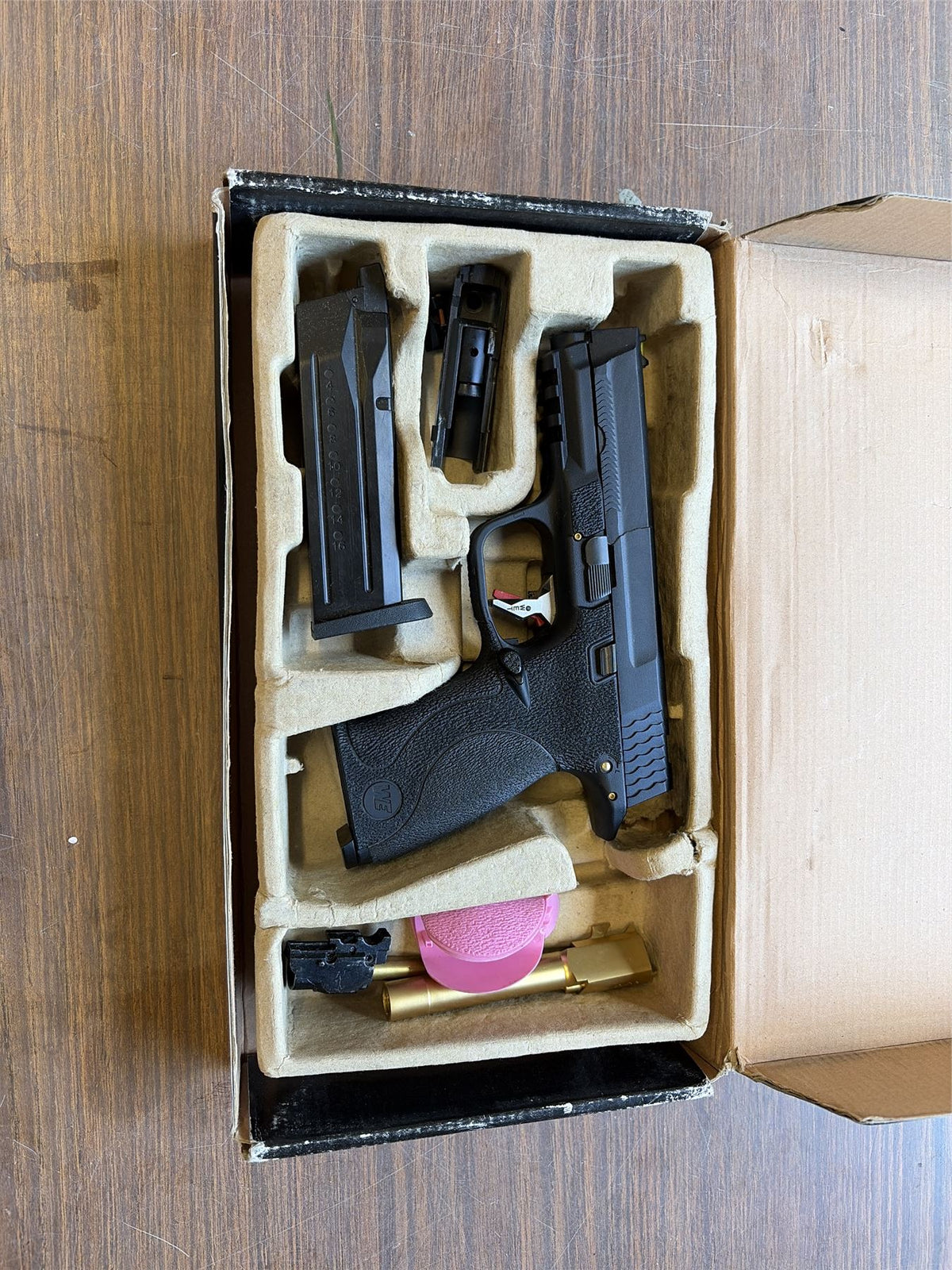 [Boneyard] WE Custom Big Bird Black (Black Slide and Gold Barrel) (WE-71056) - Complete nozzle