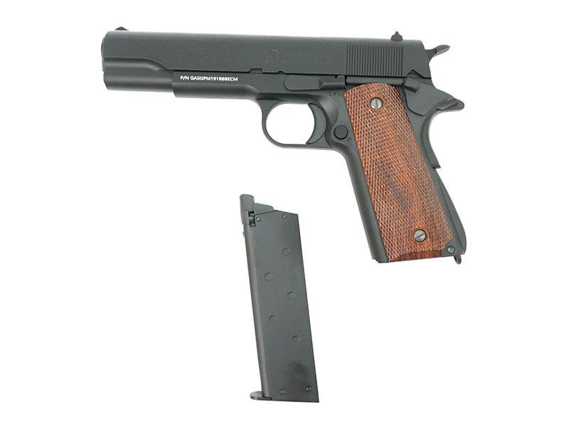 G&G GPM1911 1911 GBBP (Black Tip - Black - GAS-GPM-191-BBB-ECM)
