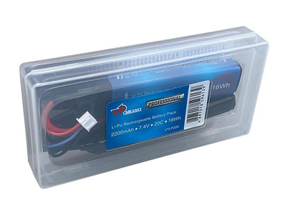 ACM LiPo 7.4v 2200mAh 20c/40c Battery (2 Way Split)