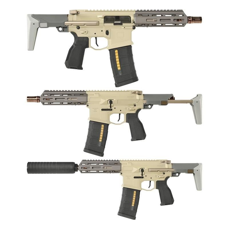 [Pre-Order] Salvo Precision 7.0 Honey Badger SBR w/ PDW Stock - Gas Blowback Rifle (MWS System / Steel Bolt - S004A-02 CP)
