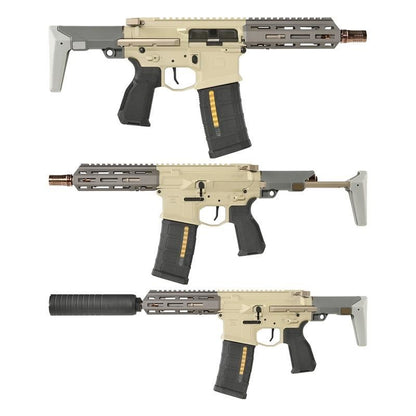 [Pre-Order] Salvo Precision 7.0 Honey Badger SBR w/ PDW Stock - Gas Blowback Rifle (MWS System / Steel Bolt - S004A-02 CP)