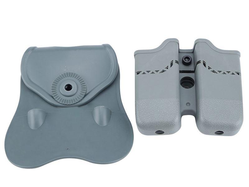 Big Foot 17 Series Double Magazine Pouch (Urban Grey)