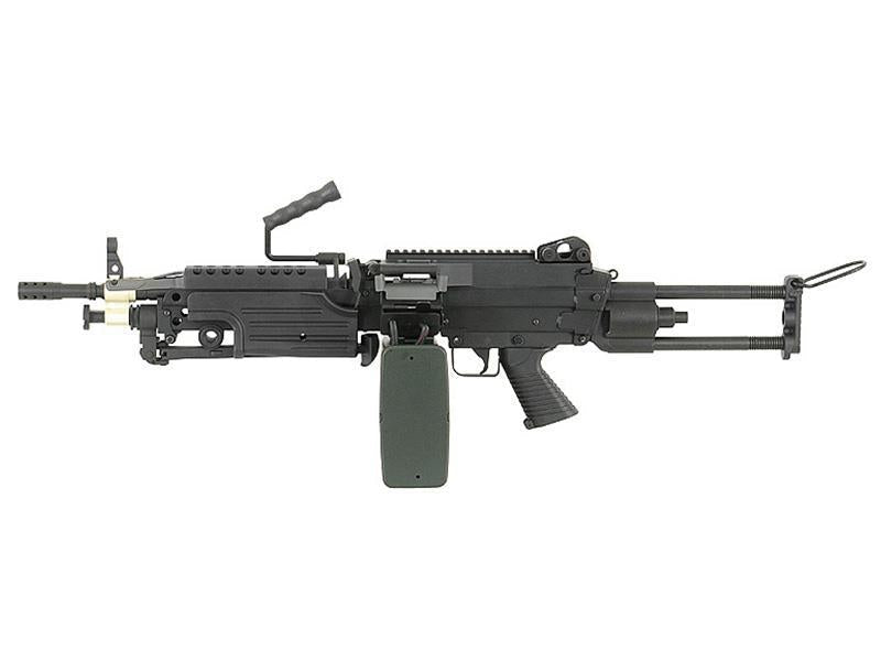 A&K M249 Para Full Metal with Drum Magazine (AK-249-PARA - Bk)