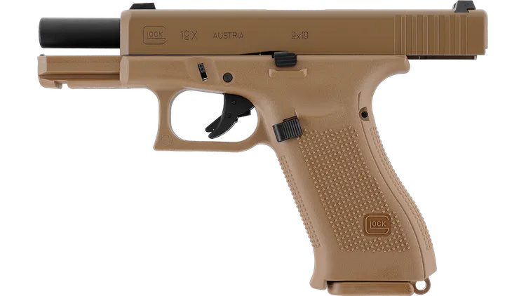 Umarex Glock G19x Gas Blowback Pistol (Tan)