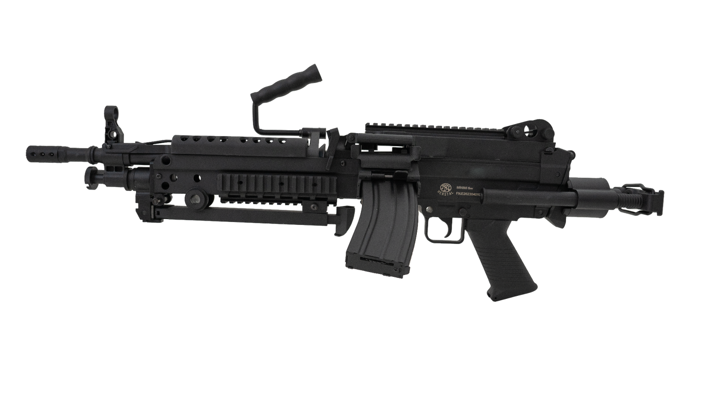 FN Herstal Minimi M249 Para Sports Line AEG (Electronic Trigger - Battery and Charger Inc. - Black - 200839)