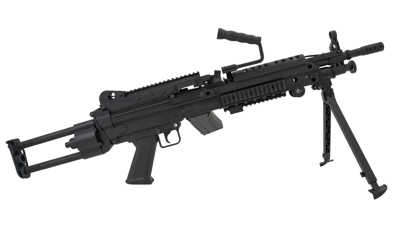 FN Herstal Minimi M249 Para Sports Line AEG (Electronic Trigger - Battery and Charger Inc. - Black - 200839)