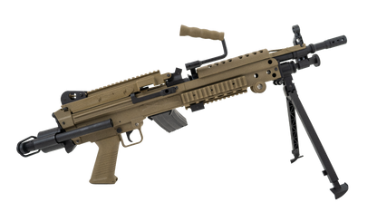 FN Hersal Minimi M249 Para Sports Line AEG (Electronic Trigger - Battery and Charger Inc. - Tan - 200842)