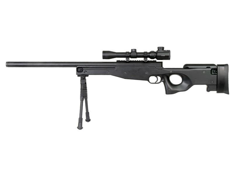 Double Eagle M59P L96 with Hunter Scope and Bipod (Black)