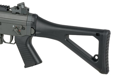JG 555 AEG Rifle (Metal Grey - Inc. Battery and Charger - Black - 082-II)