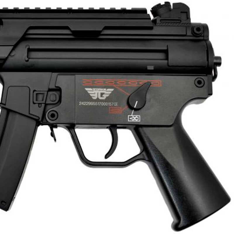 JG Swat 5K-A1 Railed CQB SMG (Inc. Battery and Charger - 202T - Black)