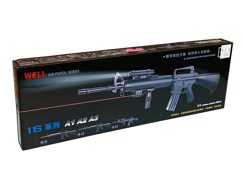 Well M16A1 Spring Rifle (Black)