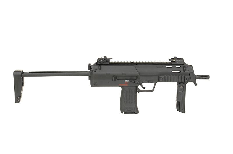 Well R4 AEG Sub-Machine with Silencer (Full Metal - Long Mag. - R4-BLACK)