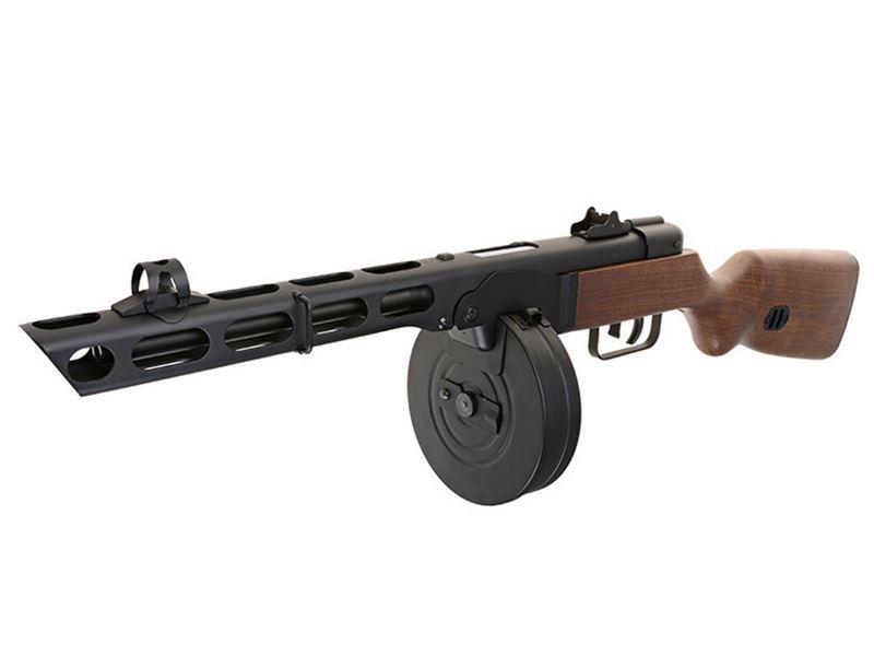 Snow Wolf PPSH AEG (SW-09 - Dual Magazine - Faux Wood)