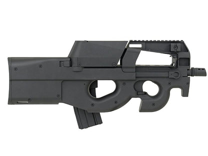JG D90 SMG with Inbuilt Drum & M4 Magazine (Inc. Battery and Charger - P98-1 - Black)