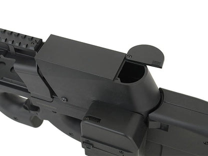 JG D90 SMG with Inbuilt Drum & M4 Magazine (Inc. Battery and Charger - P98-1 - Black)