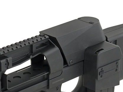 JG D90 SMG with Inbuilt Drum & M4 Magazine (Inc. Battery and Charger - P98-1 - Black)