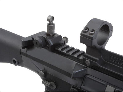 Ares - SR-004E SR25 Carbine (Locked to semi EFCC) DMR AEG (with Scope Mounts) (ARES-SR-004E)(Black)(400fps)