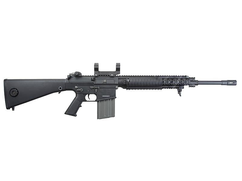 Ares - SR-004E SR25 Carbine (Locked to semi EFCC) DMR AEG (with Scope Mounts) (ARES-SR-004E)(Black)(400fps)