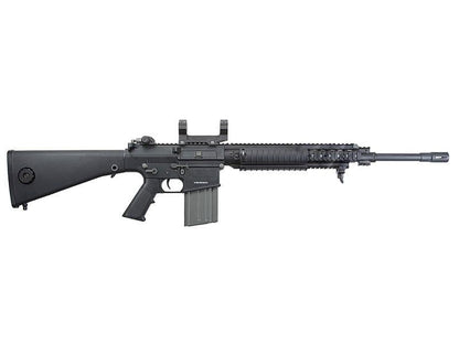 Ares - SR-004E SR25 Carbine (Locked to semi EFCC) DMR AEG (with Scope Mounts) (ARES-SR-004E)(Black)(400fps)