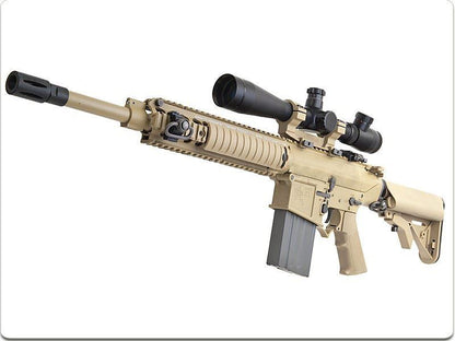 Ares - KNIGHTS SR25 Carbine (locked to semi EFCC) DMR AEG (Tan) (ARES-SR-005E)(400 fps)