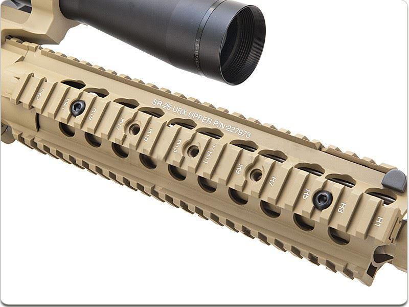 Ares - KNIGHTS SR25 Carbine (locked to semi EFCC) DMR AEG (Tan) (ARES-SR-005E)(400 fps)