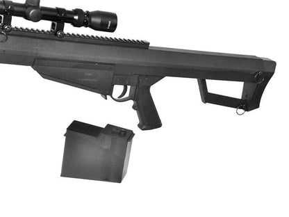 Galaxy - M82A1 Bolt Action Sniper Rifle with Scope and Bipod (Black - G31C)
