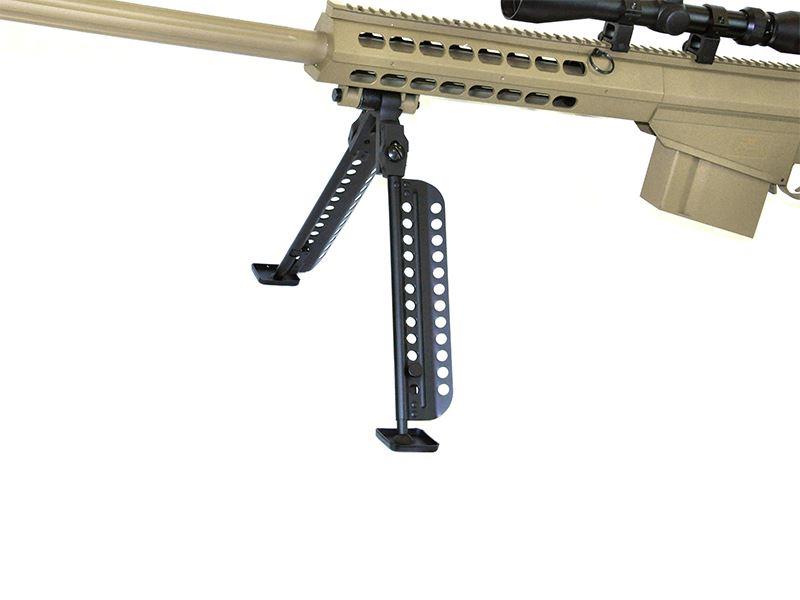 Galaxy - M82A1 Bolt Action Sniper Rifle with Scope and Bipod (Tan - G31CD)