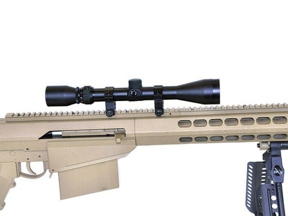Galaxy - M82A1 Bolt Action Sniper Rifle with Scope and Bipod (Tan - G31CD)