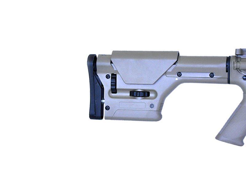 A&K M4 Rifle with Silencer with Tactical Stock (Tan - M4-TAN)