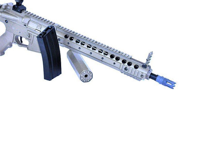 A&K M4 Rifle with Silencer with Tactical Stock (Tan - M4-TAN)