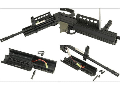 Army R85A1 (Black) (ARMY-R85A1) with DD style front rail