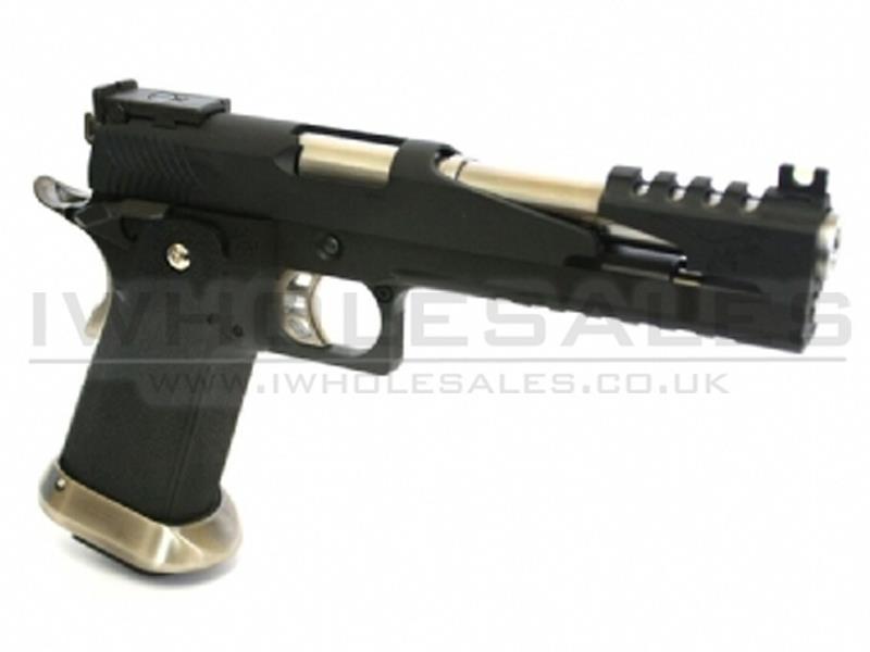 WE Custom Hi-Capa IREX GBB (6 Inch - Black - Type-C)