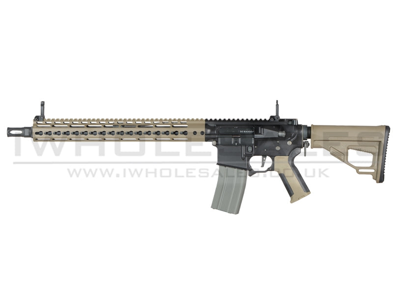 Ares Amoeba Pro (Octarms) M4 AEG 15" with EFCS Unit (Full Metal - Tan - M4-KM15-DE)
